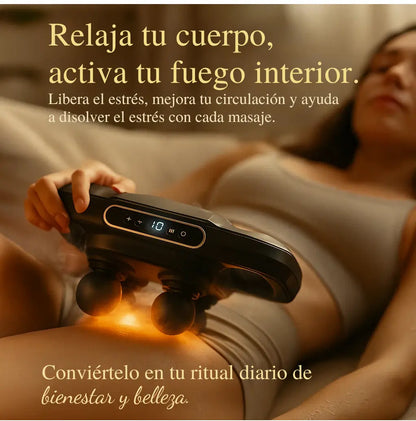 LUNERA™ MASAJEADOR CORPORAL 4 CABEZALES + OBSEQUIO