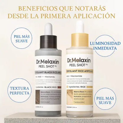 Dr. Melaxin Exfoliante de Arroz & Arroz Negro 60ml