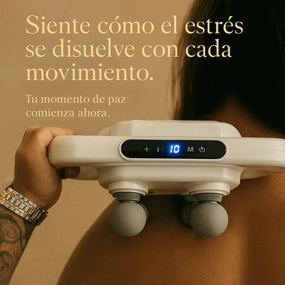 LUNERA™ MASAJEADOR CORPORAL 4 CABEZALES + OBSEQUIO