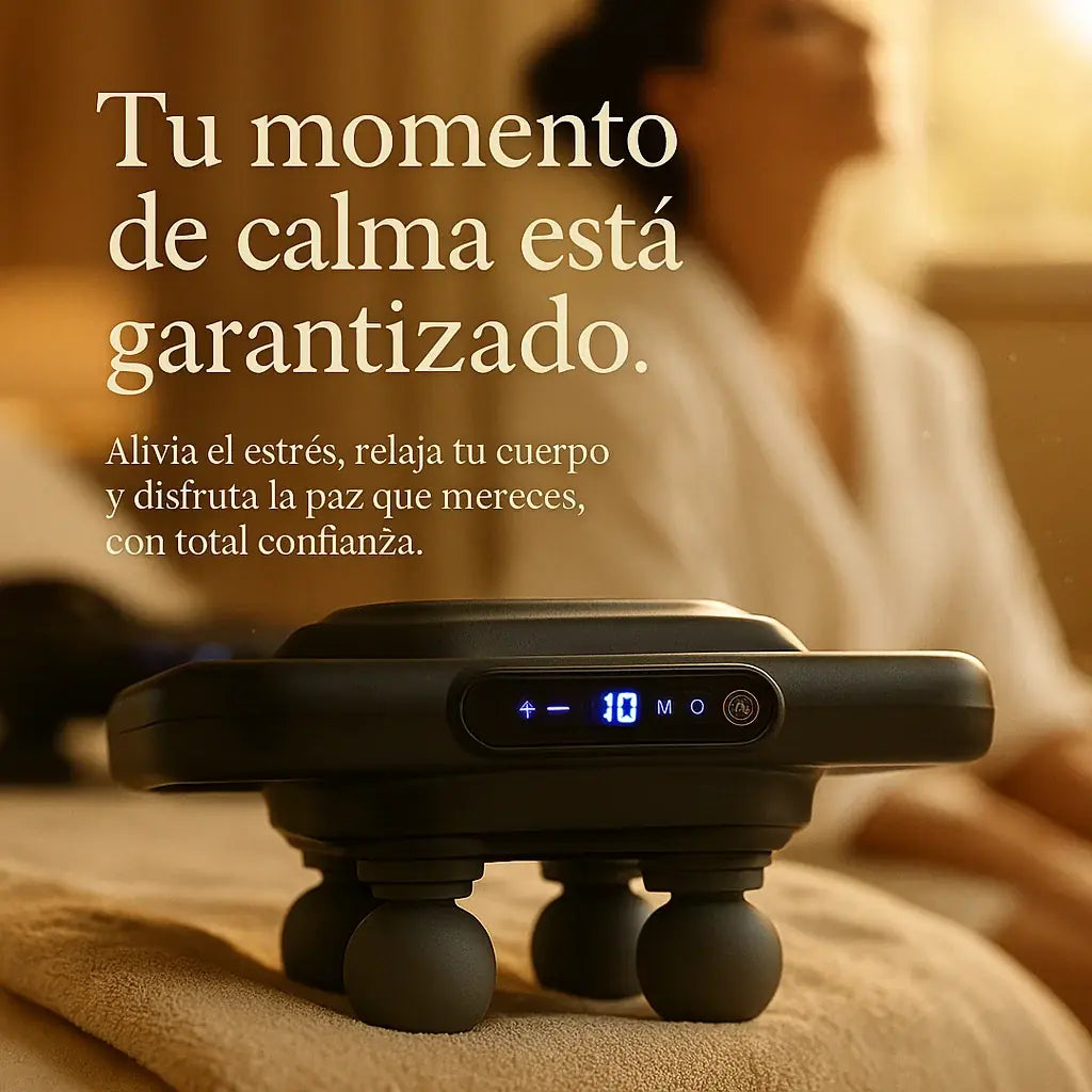 LUNERA™ MASAJEADOR CORPORAL 4 CABEZALES + OBSEQUIO